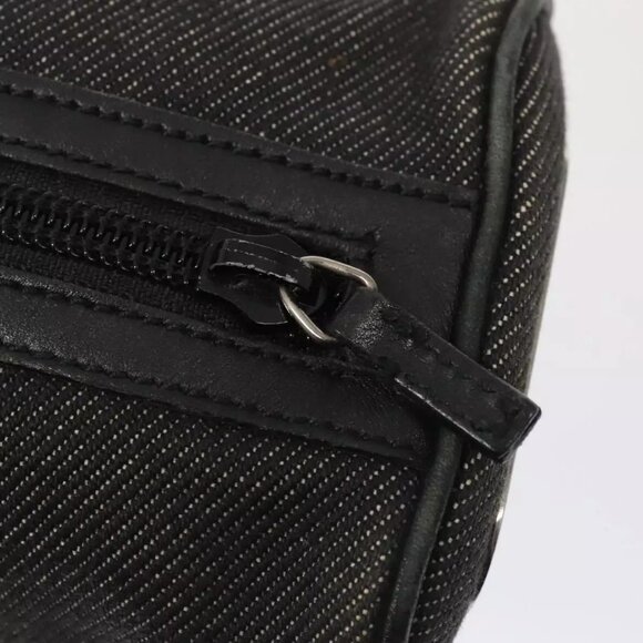 GUCCI Pouch Denim Gray Silver 90627 Auth - Picture 9 of 16